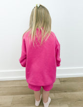 Load image into Gallery viewer, Lulu Mac Youth Terry Shorts in Hot Pink
