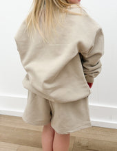 Load image into Gallery viewer, Lulu Mac Youth Terry Shorts in Sand