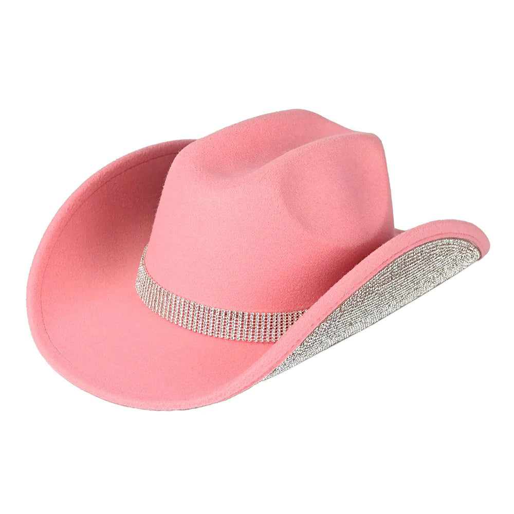 Rhinestone Cowgirl Hat Rose