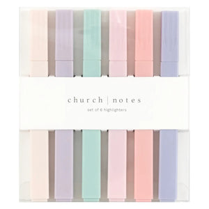 Church Notes Pastel Highlighter Set