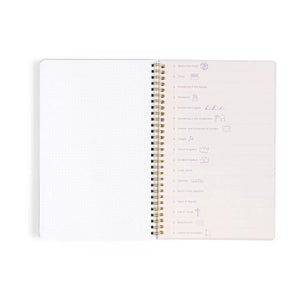 Church Notes Lilac Notebook