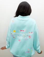 Load image into Gallery viewer, Make Heaven Crowded Mockneck Pullover