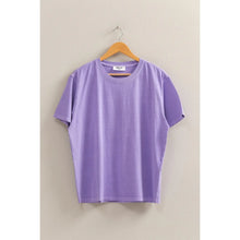 Load image into Gallery viewer, Hideaway Crew Neck Short Sleeve T-Shirt in Wisteria