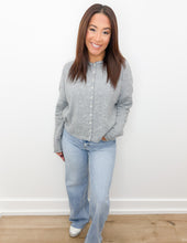 Load image into Gallery viewer, Blame Me Piper Cardigan in Heather Grey