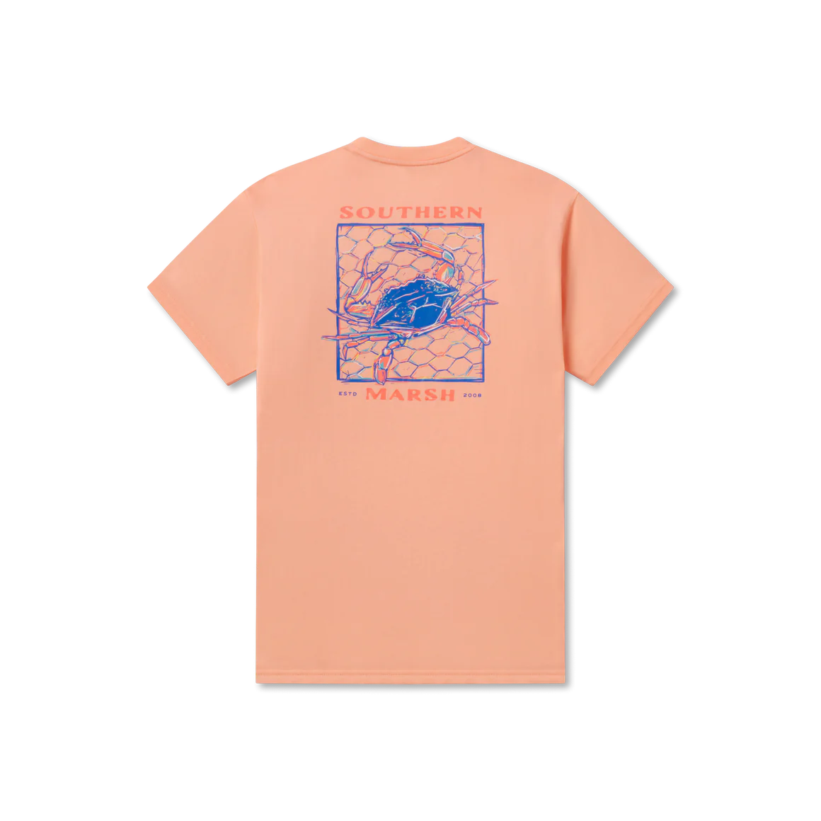 Southern Marsh Men's Blue Crab SS Tee