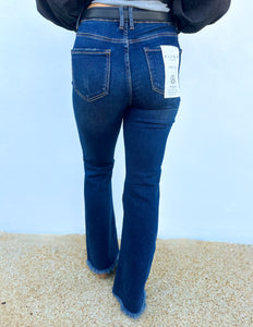 My Winter Wish Tummy Control High Rise Flare Jeans