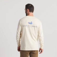 Load image into Gallery viewer, Southern Marsh Authentic LS Tee in Oatmeal