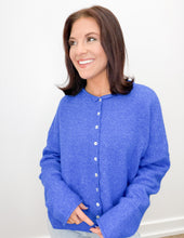Load image into Gallery viewer, Blame Me Piper Cardigan in Blue