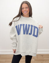 Load image into Gallery viewer, WWJD &amp; Amen Reversible Mock Neck Sweatshirt