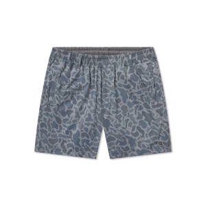 Southern Marsh Men's Billfish Lined Performance Short Light Blue Camo