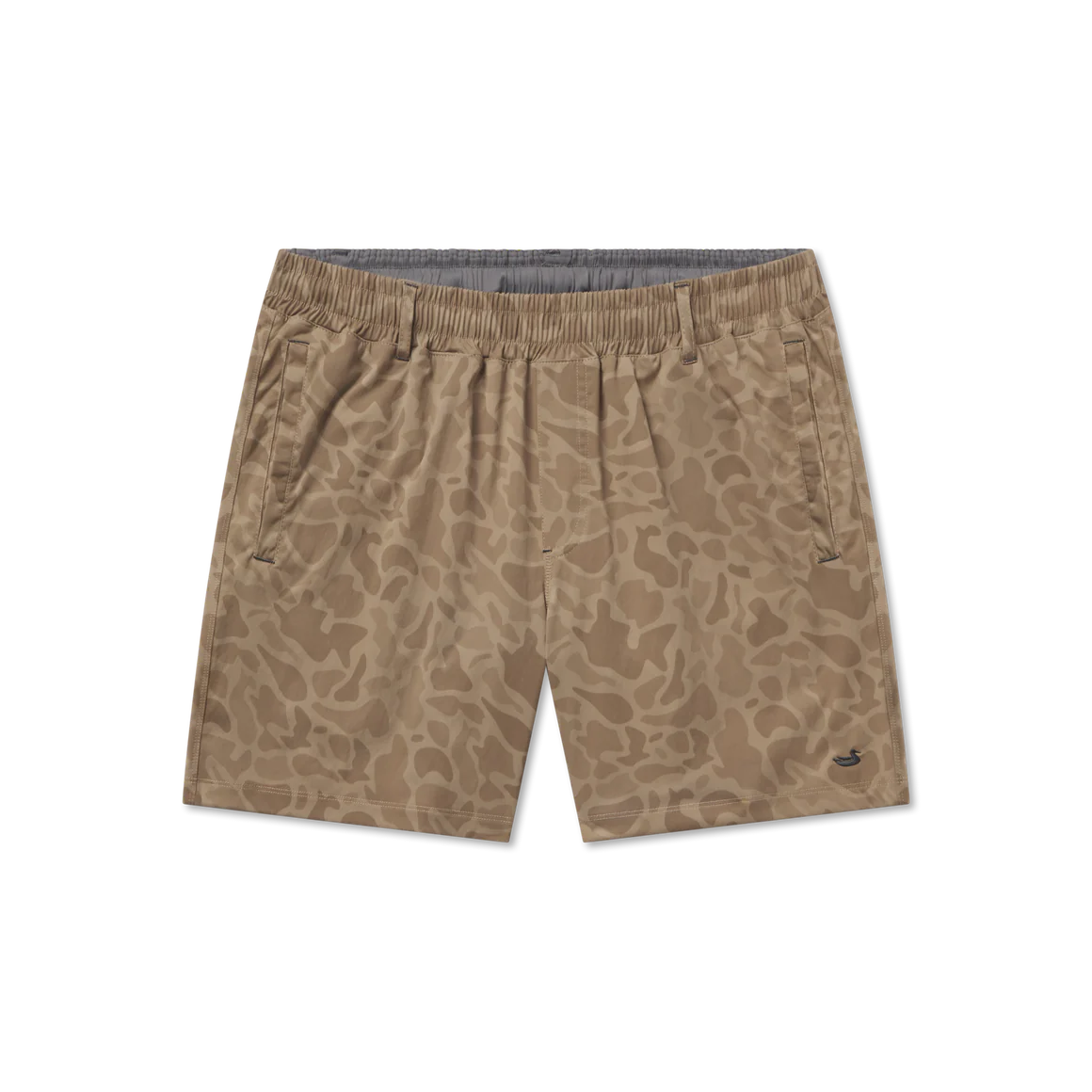 Southern Marsh Men's Billfish Lined Performance Short Brown Camo