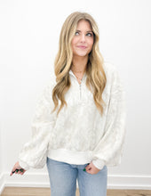 Load image into Gallery viewer, I Know You'll Never Be Camo Zip Sweater