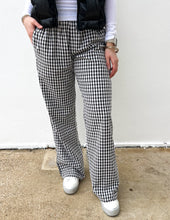 Load image into Gallery viewer, Happy Days Gingham Pants in Black