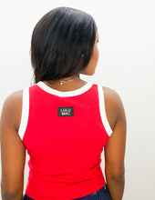 Load image into Gallery viewer, Lulu Mac Logo Tank in Red/White