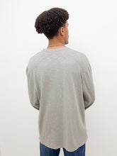 Load image into Gallery viewer, Coastal Cotton Garment Dye Henley LS in Monument Grey