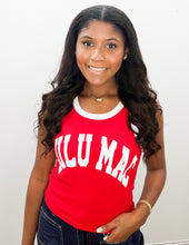Load image into Gallery viewer, Lulu Mac Logo Tank in Red/White