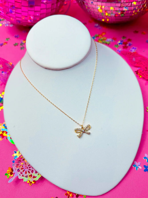 Taylor Shaye Sienna Bow Necklace