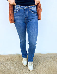 A New Woman High Rise Straight Leg Jeans