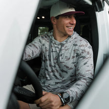 Load image into Gallery viewer, Burlebo Men's Performance Hoodie in Topo Desert Camo