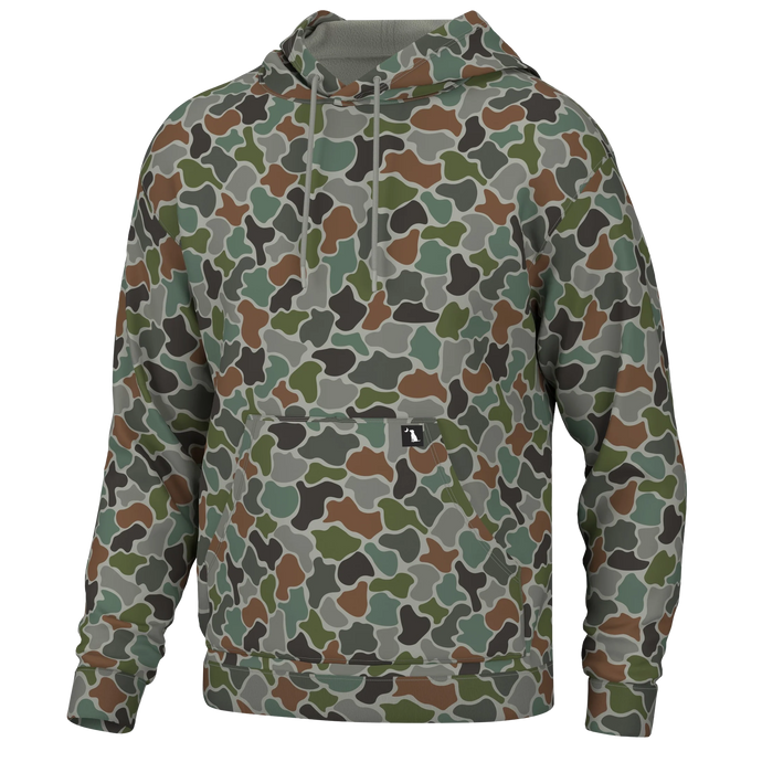 Local Boy Hilltop Hoodie in Forest Camo