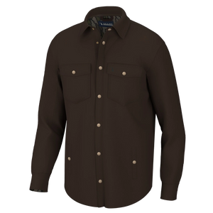 Local Boy Sportsman's Shacket in Brown