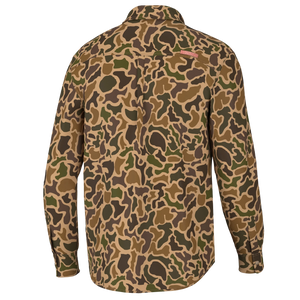 Local Boy Sportsman's Shacket in Old School Camo