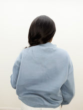 Load image into Gallery viewer, Lulu Mac Script Sweatshirt in Blue/Blue