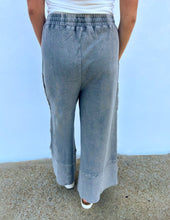 Load image into Gallery viewer, Cute &amp; Comfy Terry Knit Palazzo Pants in Ash