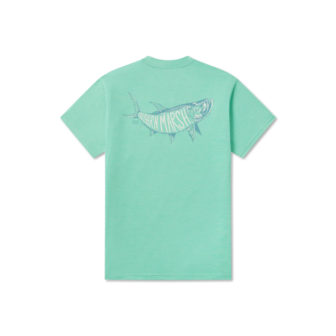 Southern Marsh Men's FieldTec Heathered Tee Tarpon Whispers