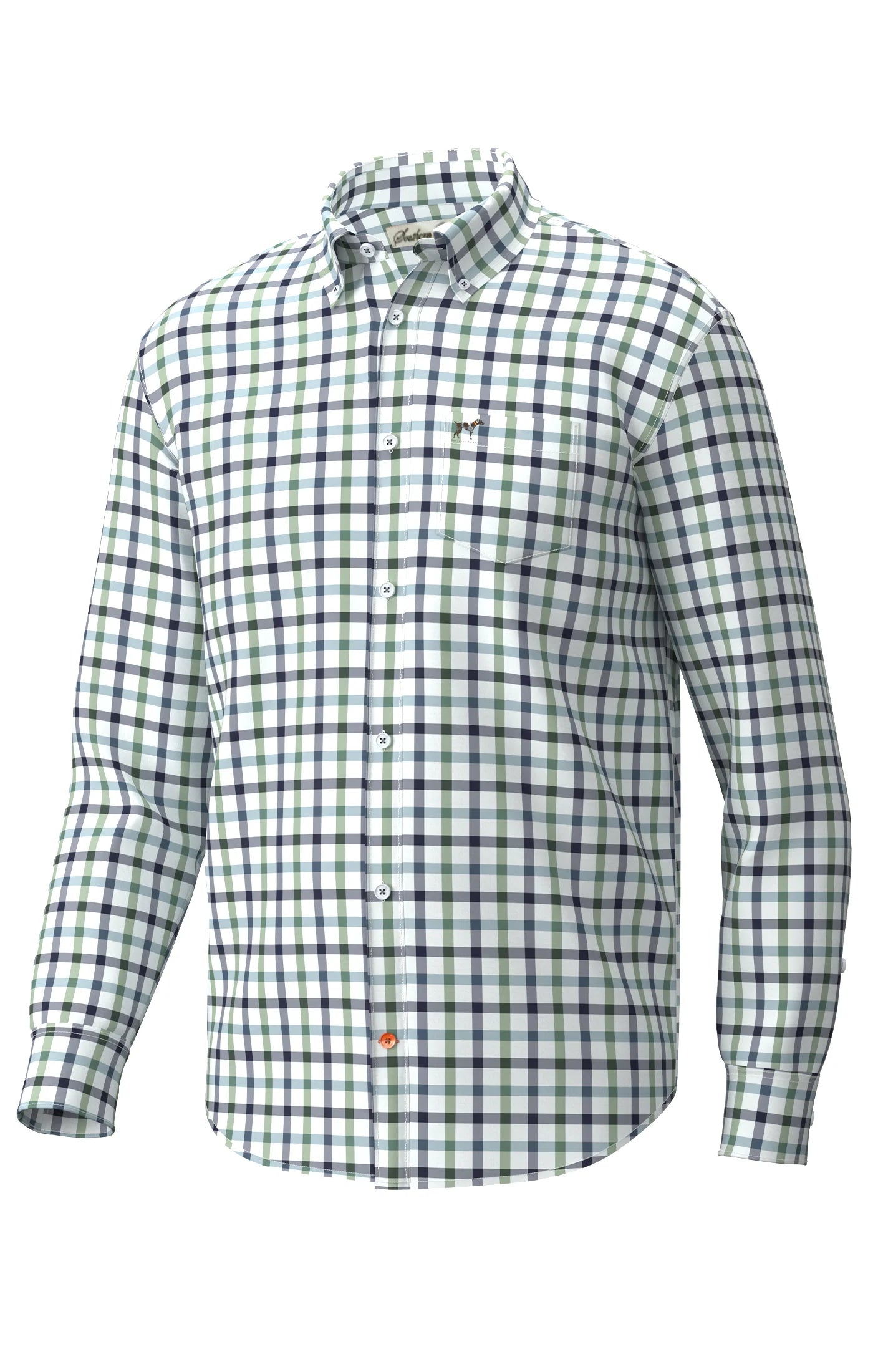 Southern Point Co. Hadley Performance Button Down in Burke Tattersall