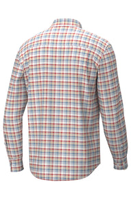 Southern Point Co. Hadley Stretch Button Down in Sterling Plaid