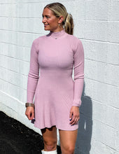 Load image into Gallery viewer, Everything You Wanted Mock Neck Dress Dark Mauve