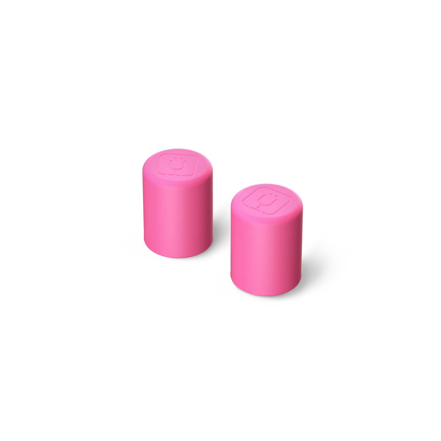 BruMate Era Magnetic Straw Cover 2-Pack in Neon Pink