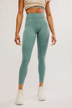 Load image into Gallery viewer, Free People Never Better Heather Leggings in Midnight Jade Heather