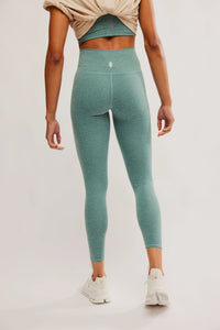 Free People Never Better Heather Leggings in Midnight Jade Heather