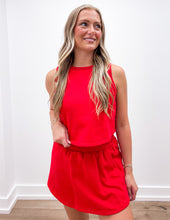 Load image into Gallery viewer, Come Alive Tank and Short Set in Red