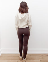 Load image into Gallery viewer, Loving How I Am Living Basic Fleece Half Zip Hoodie in Beige