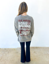 Load image into Gallery viewer, Mississippi State Bulldogs School Elements Stack LS Tee