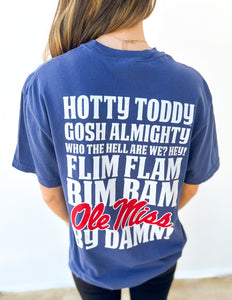 Ole Miss Rebels Hotty Toddy SS Tee