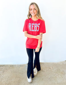 Rebs Heather Red SS Tee