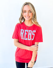 Load image into Gallery viewer, Rebs Heather Red SS Tee