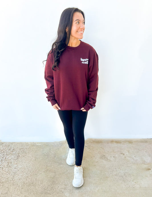 Barstool Sports Wavy Embroidered Crewneck