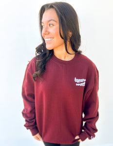 Barstool Sports Wavy Embroidered Crewneck