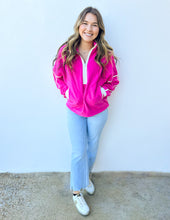 Load image into Gallery viewer, Sweet but Psycho Fleece Half Zip Pullover