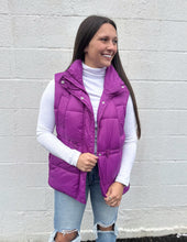 Load image into Gallery viewer, Best Impressions Puffer Vest Violet