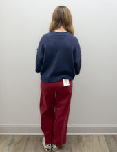 Load image into Gallery viewer, Come Over High Rise Wide Leg Pintuck Pants in Dk Burgundy