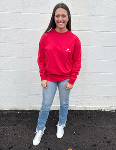 Southern Marsh Long Sleeve Fishing - Red