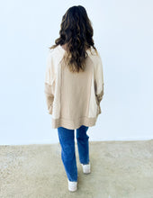 Load image into Gallery viewer, Steady Heart Long Sleeve Knit Top in Beige Multi