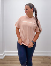 Load image into Gallery viewer, Jac's Logo SS Tee in Peachy