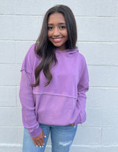 Load image into Gallery viewer, Jadelynn Brooke Grateful Where I Am Hidden Message Waffle Hoodie